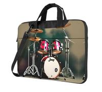 ACEPrints Borsa porta laptop da 13, 14 e 15,6 pollici con maniglia e stampa Jazz Drum, ideale per uomo e donna.