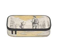 ACEPrints Buona festa del papà da parte di un figlio. Astuccio con scomparti capienti. Astuccio per matite, cosmetici, articoli da ufficio da viaggio.