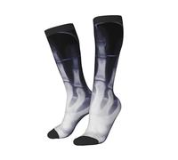 ACEPrints Calzini divertenti con stampa scheletro a raggi X, morbidi e traspiranti, per uomo e donna.