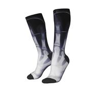 ACEPrints Calzini divertenti con stampa scheletro a raggi X, morbidi e traspiranti, per uomo e donna.