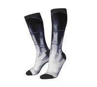 ACEPrints Calzini divertenti con stampa scheletro a raggi X, morbidi e traspiranti, per uomo e donna.