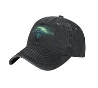 ACEPrints Cappellino da Baseball Nero con Visiera Curva, Stampa Iceberg Under The Iceberg, Adatto per Viaggi e Sport.