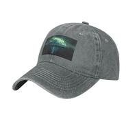 ACEPrints Cappellino da Baseball Nero con Visiera Curva, Stampa Iceberg Under The Iceberg, Adatto per Viaggi e Sport.