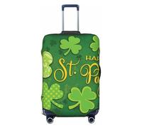 ACEPrints Coprivaligia Lucky Shamrocks, protezione per valigia lavabile di alta qualità con cerniera di sicurezza e chiusura con fibbia, adatta a bagagli da viaggio da 18 a 32 pollici