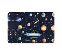 ACEPrints Tappetino di benvenuto stampato The Solar Family - Tappetino assorbente per bagno e cucina - 16x24 pollici