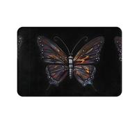 ACEPrints Zerbino di benvenuto stampato con farfalla misteriosa - Zerbino assorbente per bagno e cucina - 16x24 pollici