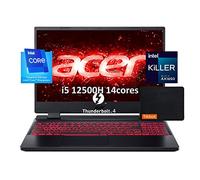 Acer 2022 Nuovo Nitro 12.0 - IPS da 15.6" a 144 Hz - Intel Core i5 12 ° 12500H - NVIDIA GeForce RTX 3050 - Thunderbolt 4 - Killer Wi-Fi 6 - Windows 11- Laptop da gioco con mouse pad (16 GB di RAM | 512 GB PCIe SSD)