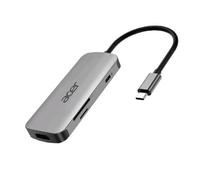 ACER 7 IN 1 TYPE C DONGLE 1 X USB-C 1 X HDMI 4K60, 3 X USB-A 3.2, 1 X SD/TF, 1 X