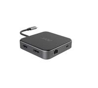 Acer 7 in 1 USB4 8 K Multi Display Hub 1 x HDMI/1 x DP/2 x USB3.2/USB-C/RJ45/Audi