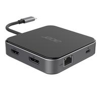 Acer 7 in 1 USB4 8k Multi Display hub La carica/docking station HP.DSCAB.013