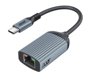 acer Adattatore USB C a Ethernet 1000Mbps,adattatore di rete Ethernet LAN RJ45 a Thunderbolt 4 tipo C Compatibile con iPhone serie 15/16, iPad Pro/Air, Galaxy, Steam Deck, Switch, ecc.
