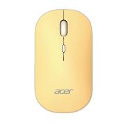 acer AMR130, Ambidestro, RF Wireless + Bluetooth, 1600 DPI, Giallo