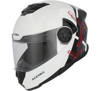 Acerbis Rider Graphic, casco flip up XL female Bianco/Nero
