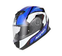 Acerbis Serel Graphic Casco, bianco-turchese-blu, taglia L per maschi