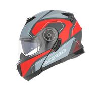Acerbis Serel, casco flip up L male Opaco Grigio/Grigio Chiaro/Rosso/Bianco