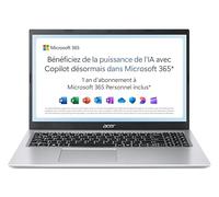 Acer Aspire 1 A115-32-C3AK - Computer portatile 15,6'', Full HD, PC portatile (Intel Celeron N4500, RAM 4 GB, 128 GB eMMC, Intel UHD Graphics, Windows 11) - Tastiera AZERTY (Italiano), Laptop Grigio