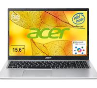 acer Aspire 15,6" Windows 11 Laptop | per studenti e affari | Intel Celeron Dual-Core | Intel UHD Graphics | Wi-Fi e Bluetooth | Ethernet e HDMI | Microsoft 365 1 anno | 8 GB RAM, SSD 256 GB
