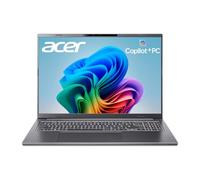 acer Aspire 16 AI Copilot+ PC | Display multi-touch WUXGA 120Hz da 16" | Snapdragon X X1-26-100 | NPU: 45 Tops - GPU: fino a 1.7 TFLOP | 16GB LPDDR5X | SSD PCIe Gen 4 da 512 GB | Wi-Fi 7 | A16-11 m