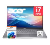 acer Aspire Premium - Computer portatile da 15,6", Intel Core i7-1255U fino a 4,7 GHz, 32 GB di RAM - SSD PCIe da 512 GB, display FHD, tastiera retroilluminata, Wi-Fi 6, grafica Iris Xe, webcam