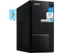 acer Aspire TC-1785-UA92 Business Desktop (Intel i5-14400, 8GB DDR5, 512GB SSD, Intel UHD, 300W PSU, WiFi 6E, Bluetooth 5.3, RJ-45, 2 HDMI, Win 11 Home) w/DKZ USB Port Expander