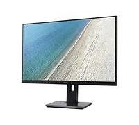 Acer B247Ybmiprx Monitor da 23.8", Display IPS Full HD (1920x1080), 75 Hz, Formato 16:9, Luminosità 250 cd/m², 4 ms, VGA, HDMI, DP (1.2), Audio In/Out, Speaker Integrati, Regolazione in Altezza, Nero