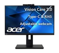 Acer B248Y bemiqprcuzx 23,8" FHD IPS Professional Docking Monitor | Adaptive-Sync | Webcam FHD | Delta E<2 | TUV/Eyesafe | Display Port 1.4, Display Port Out, HDMI 2.0, USB Type-C, Ethernet e porta