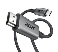 Acer Cavo USB C a HDMI 4K@60Hz, cavo Thunderbolt 4 3 Type C HDMI 2.0 compatibile con iPhone 16 Plus Pro Max 15 MacBook Pro Air Surface Pro 10 iPad Pro Air Galaxy S26 Ultra 4.5M