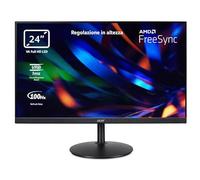 Acer CBA242YHbirf Monitor PC 24", Display VA Full HD, 100 Hz, 1 ms (VRB), 16:9, FreeSync, VGA, HDMI (1.4), Lum 250 cd/m2, Schermo PC, ZeroFrame, Regolazione in Altezza, Cavo HDMI Incluso, Nero
