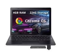 acer Chromebook 311 11.6" HD Laptop, Intel Celeron N4500, 4GB RAM, 224GB Storage (64GB eMMC + 160GB Docking Station Set), Intel UHD Graphics, Wi-Fi 5, Webcam, Chrome OS, Nero