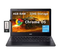 acer Chromebook 311 11.6" HD Laptop, Intel Celeron N4500, Intel UHD Graphics, 4GB LPDDR4X RAM, 224GB Storage (64GB eMMC+160GB Docking Station Set), Chrome OS, Wi-Fi 5, Nero