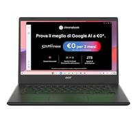 Acer Chromebook 314, Ram 4 GB DDR4, eMMC 128 GB, Display 14" FHD, CBOA314-1H-C4ZG, Notebook, PC Portatile, Processore Intel Celeron N4500, Scheda Grafica Intel UHD, ChromeOS, Nero