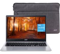 Acer Chromebook 315 2024, display HD da 15,6 pollici, processore Intel Celeron Dual-Core N4020, 4 GB di RAM, 64 GB eMMC, grafica Intel UHD, Wi-Fi, Bluetooth, Chrome OS