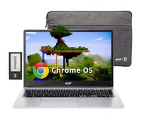 acer Chromebook 315 Laptop, display HD antiriflesso da 15,6", Intel Pentium N6000, 4 GB LPDDR4X, 288 GB di memoria (128 GB eMMC + set docking station da 160 GB), grafica UHD, Num Pad, Wi-Fi 6, Chrome