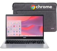 acer Chromebook 315 per studenti e affari, display HD da 15,6 pollici, processore Intel Celeron dual-core, 4 GB di RAM, laptop eMMC da 64 GB, durata della batteria fino a 12,5 ore, Wi-Fi, Bluetooth,