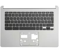 Acer Chromebook CB314-1H CB314-1HT Copertura Poggiapolso Tastiera French Argento