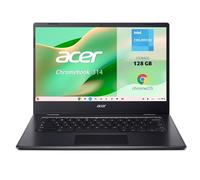 Acer Chromebook CBOA314 - Notebook di Google da 14" FullHD (Intel Celeron N4500, 4GB di RAM, 128GB SSD, ChromeOS) Nero, QWERTY + 3 mesi di Google AI Pro con Gemini Pro e 2TB di spazio di archiviazione