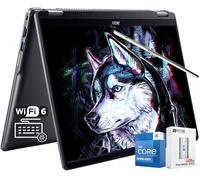 acer Chromebook Plus Spin 514 - Computer portatile 2 in 1, touchscreen WUXGA IPS da 14 pollici, Intel 10-Core i5-1334U di 13a generazione, RAM LPDDR5X da 8 GB, SSD 4.0 da 1 TB, KB retroilluminato