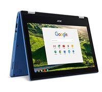 Acer Chromebook R 11 CB5-132T-C67Q - Display touchscreen IPS da 11,6" (processore Intel Celeron N3060, memoria da 4 GB, memoria eMMC da 32 GB, Chrome OS), blu