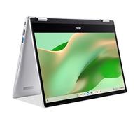 Acer Chromebook Spin 314 (CP314-1HN-C02L) Laptop, 14" FHD Touch Display, Intel Celeron N4500, 4 GB RAM, 64 GB eMMC, Intel UHD Graphics, Google ChromeOS, Tastiera QWERTZ, Argento