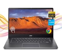 acer Computer portatile, 14" FHD Touchscreen Chromebook, Intel Core i3-N305, 8GB DDR5 RAM, 512GB SSD, Webcam, Bluetooth, Wi-Fi 6E, Chrome OS, RK Stylus Pen, per college e scuola
