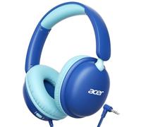 Acer Cuffie per bambini con cavo per scuola, limite di volume 74/85 dB, cuffie sovrauricolari per bambini, ragazze, ragazzi, pieghevoli, jack da 3,5 mm, cuffie cablate per tablet/computer/viaggi