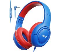 Acer Cuffie con filo per bambini, ideali per la scuola: cuffie on-ear con limitatore di volume a 85/94 dB, jack da 3,5 mm, pieghevoli e stereo. Adatte ai più piccoli (maschi e femmine)