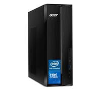 acer Desktop Aspire 2025, processore Intel, design ultra silenzioso, lettore di schede SD, supporto doppio monitor 4K, USB-C, tastiera e mouse cablati, Windows 11 (CPU Intel, 64 GB di RAM | SSD da 2