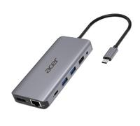 Acer Adattatore Multiporta USB Type-C 12 in 1 | Argento