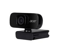 acer FHD Conference Webcam, Webcam PC con Microfono, Risoluzione Full HD da 2 MP, Audio Digitale, Rotazione 360 gradi, Cavo USB, Nero