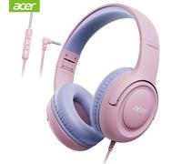 Acer HK03 Cuffie cablate per bambini per la scuola Limitatore di volume 85/94 dB Jack da 3,5 mm Cuffie audio stereo pieghevoli per regali per ragazze e ragazzi