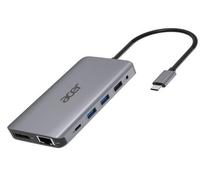 Acer HP.DSCAB.009 replicatore di porte e docking station per notebook Cablato USB 3.2 Gen 1 (3.1 Gen 1) Type-C Argento