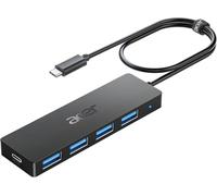 Acer Hub USB C 3.0 con 5 porte, 4 Porte Dati USB 5Gbps Per PC- 60cm