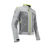 Acerbis Ramsey Vented Giacca tessile moto da donna, grigio-giallo, taglia XL per donne