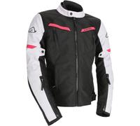 Acerbis Giacca tessile X-Street CE impermeabile donna M Nero/Bianco/Fucsia